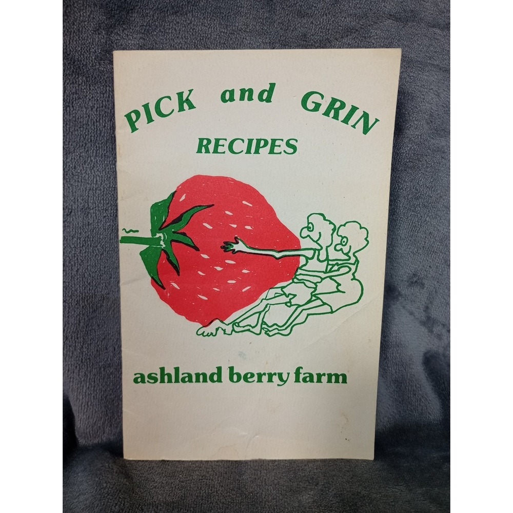 Richmond Virginia Ashland Berry Farm 1980's Pamphlet Recipes‎ Pies Desserts